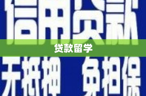 磁县贷款留学