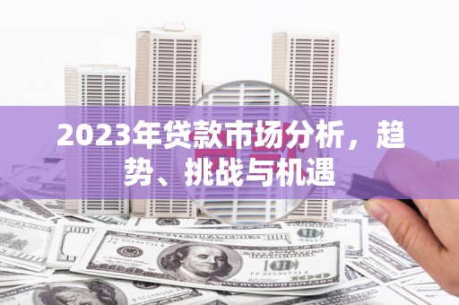 顺平2023年贷款市场分析，趋势、挑战与机遇