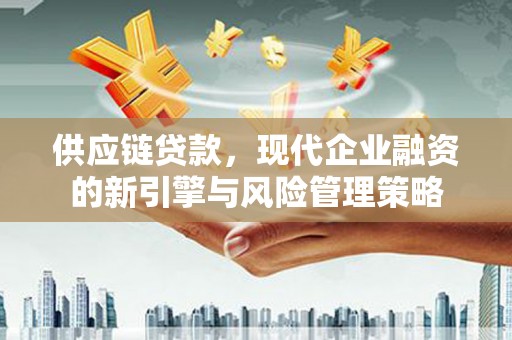 铜仁供应链贷款，现代企业融资的新引擎与风险管理策略