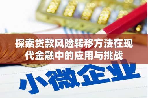 鹤岗探索贷款风险转移方法在现代金融中的应用与挑战