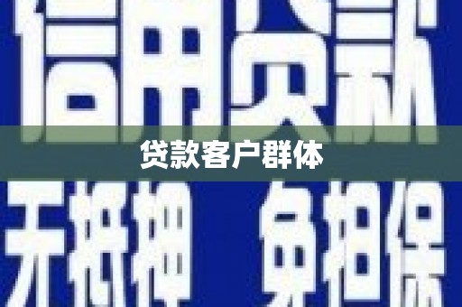 湖西贷款客户群体