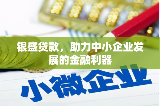 靖边银盛贷款，助力中小企业发展的金融利器