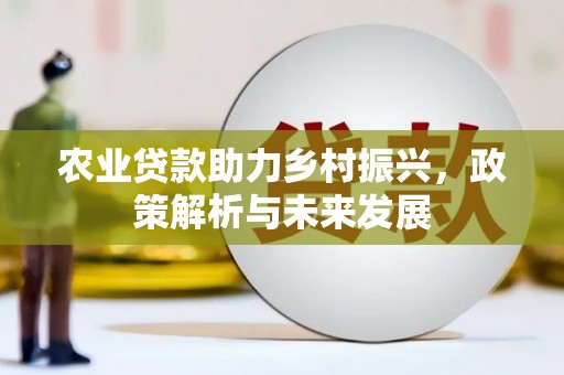 英德农业贷款助力乡村振兴，政策解析与未来发展