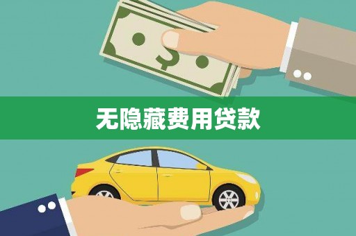 项城无隐藏费用贷款