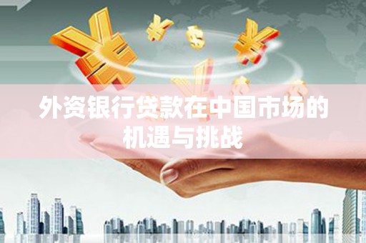 岭东外资银行贷款在中国市场的机遇与挑战