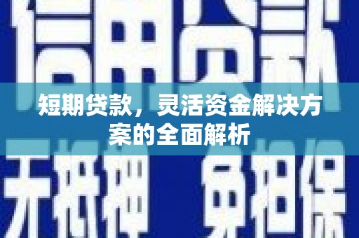 万年短期贷款，灵活资金解决方案的全面解析