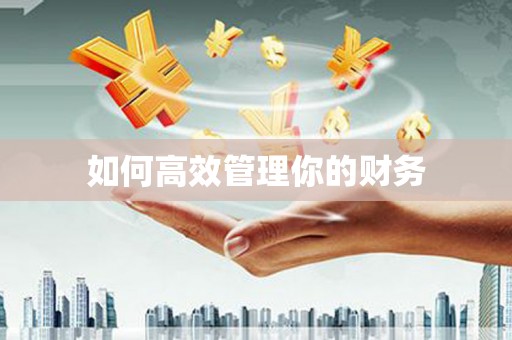 贺州如何高效管理你的财务